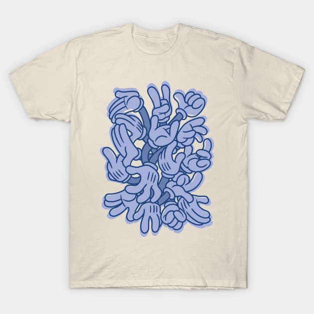 Hands T-Shirt by GabePinto